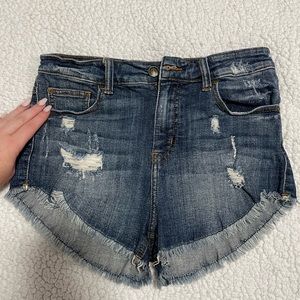 High Waisted Jean Short